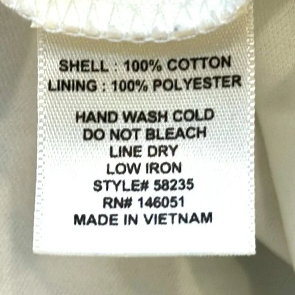 Monteau Sundress Shift Dress Sleeveless Cotton Blue Cream Stripes Small Coastal - Picture 11 of 11